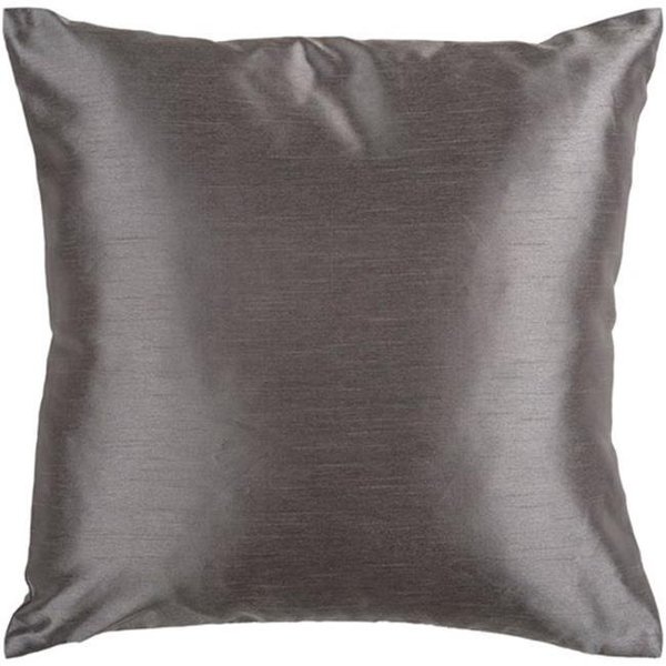 Surya Surya Rug HH034-2222P Square Gray Decorative Poly Fiber Pillow 22 x 22 in. HH034-2222P